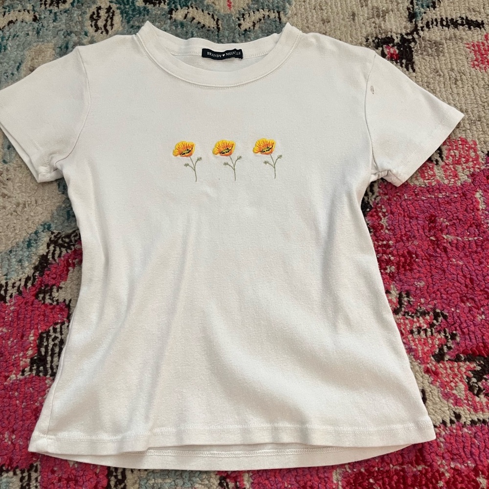 Brandy Melville poppy shirt